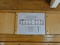 Sicherheitshinweis mit Sitzplan
