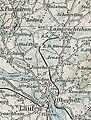 „Z.O.“ zur Kennzeichnung des Ziegelofens auf einer Karte der Francisko-Josephinischen Landesaufnahme, 1900