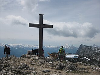 Gipfelkreuz des Salzburger Hochthrons
