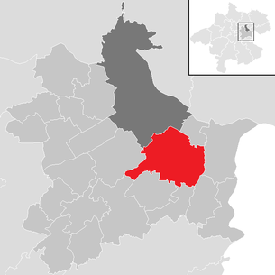 Lage der Gemeinde St. Florian (Linz-Land) im Bezirk Linz-Land (anklickbare Karte)
