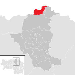 Lage der Gemeinde Sankt Sebastian (Steiermark) im Bezirk Bruck an der Mur (anklickbare Karte)