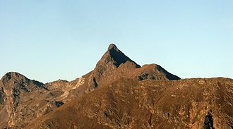 Penser Weißhorn am frühen Morgen