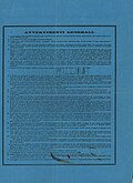 Rückseite mit Tarifbestimmungen