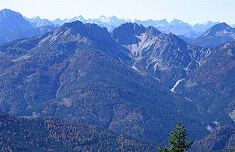 Schinder und Schinderkar von der Auerspitz gesehen (Nordost)