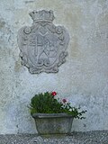 Wappen an der Parkmauer
