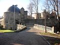 erhaltene Vorburg von Schloss Hartenstein