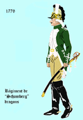 Régiment de Schonberg  1779 bis 1786