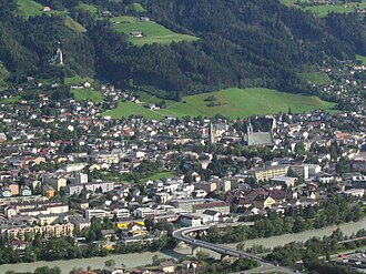 Blick über Schwaz von Nordosten (2007)