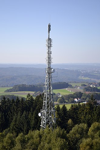 Die Sendeanlage am Fronberg
