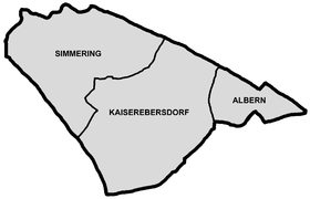 Bezirksteile von Simmering