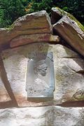 Sisi-Denkmal auf dem Altenberg in Bad Kissingen (Detail)