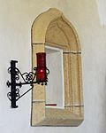 Gotische Sakramentsnische in der Chornordwand