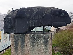 Pferdekopf, 1976, Berlin-Tiergarten