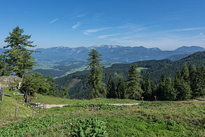 Sengsengebirge von der Hofalm gesehen