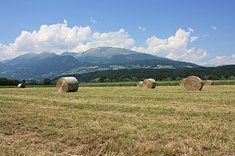 Gmeineck von Spittal aus gesehen