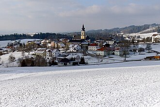 Ortsansicht im Winter