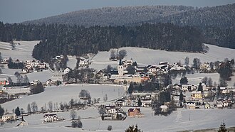St. Oswald von Südwesten im Februar 2009