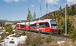 Die GTW der ZSSK-Baureihe 495.95 basieren ebenso auf jenen der TPC und kommen in der Slowakei auf dem gesamten Netz der Elektrischen Tatrabahn und auf der Zahnradbahn Štrba–Štrbské Pleso zum Einsatz.