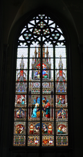 Das Werndl-Fenster in der Stadtpfarrkirche