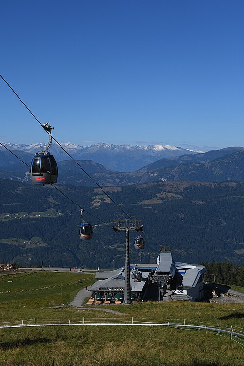 Station Tressdorfer Alm, Blickrichtung Norden