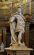 Karl VI., 1735, Prunksaal der Hofbibliothek, Wien