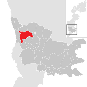 Lage der Gemeinde Stegersbach im Bezirk Güssing (anklickbare Karte)