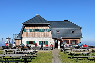Südansicht des Hochleckenhauses