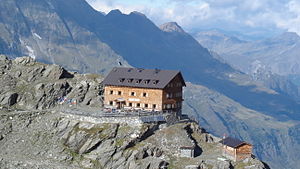 Stettiner Hütte 2007, inzwischen durch einen Neubau ersetzt