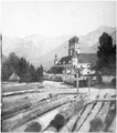 Ansicht vor dem Brand. Foto des Bundesdenkmalamtes (1865)