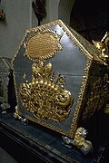 Wappen von Carl Mauritz Lewenhaupt–Raseborg–Falkenstein in der Lewenhaupt-Kapelle der Riddar­holms­kyrkan Stockholm, 1667