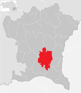Lage der Gemeinde Straden im Bezirk Südoststeiermark (anklickbare Karte)