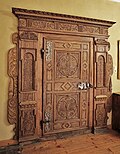 Barocke Tür von 1637 im Kaiserzimmer