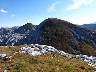 Südlicher Wieselstein vom Mittleren Wieselstein aus gesehen