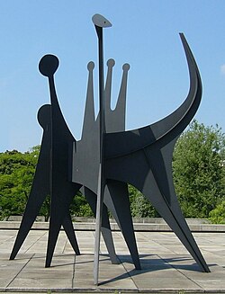 Têtes et Queue (1965), StahlstabileNeue Nationalgalerie, Berlin