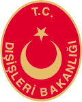 Emblem des Ministeriums für Auswärtige Angelegenheiten der Türkei