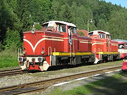 Zahnrad-Lokomotiven  CSD T 426.0 für die Tannwalder Zahnradbahn und die Linie Podbrezová–Tisovec sowie ÖBB 2085.01 (Werk Floridsdorf)