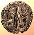 Zweites Siegel Graf Alberts III. von Tirol mit dem Tiroler Adler, verwendet in den Jahren 1211–1217