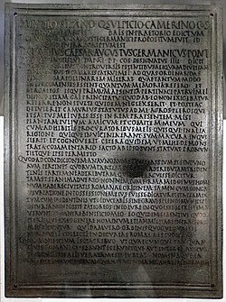 Tabula Clesiana 46 n. Chr.