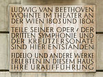 Ludwig van Beethoven – Gedenktafel