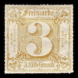 3 Silbergroschen von 1866