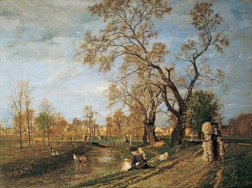 Tina Blau: Frühling im Prater, 1882