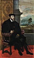 Lambert Sustris:  Porträt Karl V., 1548, Alte Pinakothek in München