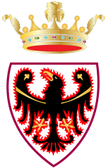 Wappen der heutigen italienischen Autonomen Provinz Trient