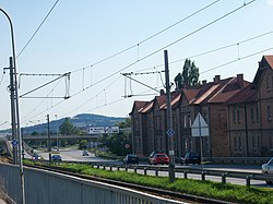 Triester Straße südlich von Wien bei der Shopping City Süd