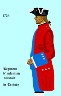 Régiment de Tschudy 1734
