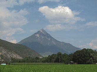 Der Tschirgant von Westen