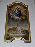 Darstellung der Pfarrkirche Sankt Vitus in der Kirche