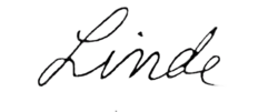 Unterschrift Carl von Linde (1842–1934)