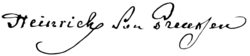 Unterschrift  Friedrich Heinrich Ludwig von Preußen (1726–1802)