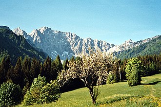 Wertatscha von Norden aus dem Bodental